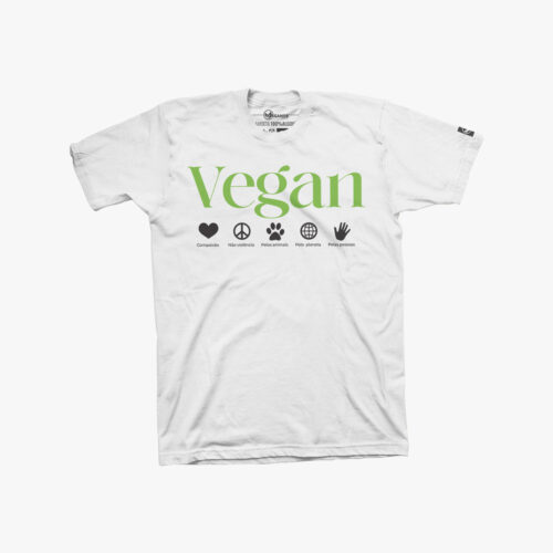 Camiseta Vegan pelos animais.